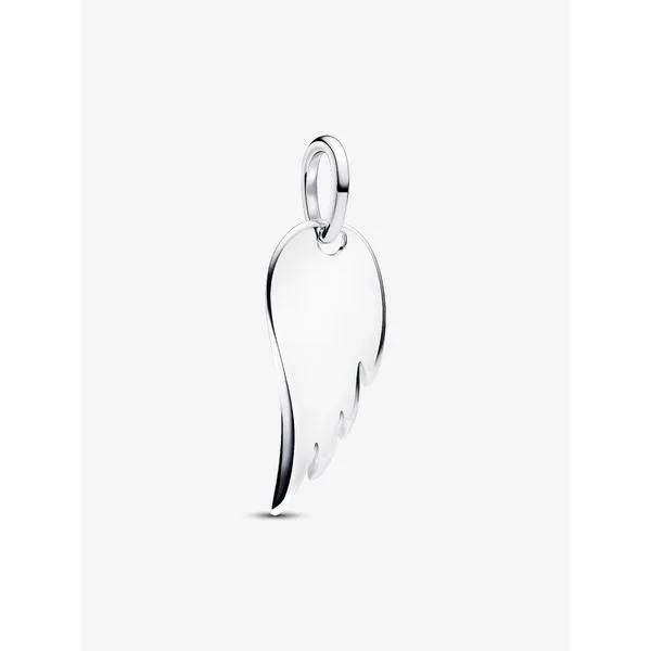 PANDORA 394014C00 Engravable Angle Wing Tag Pendant Taylors Jewellers Alliston, ON