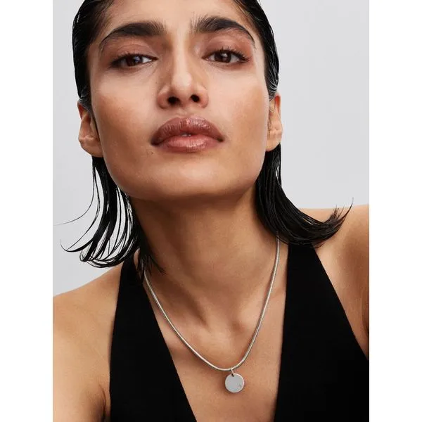 PANDORA 394012C01 Engravable Lab-Grown Diamond Tag Pendant Image 2 Taylors Jewellers Alliston, ON