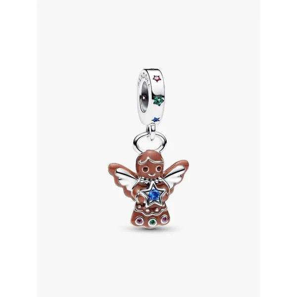 PANDORA 794247C01 Gingerbread Angel Dangle Charm Taylors Jewellers Alliston, ON