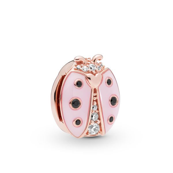 Pink Ladybird Pandora Rose Clip Taylors Jewellers Alliston, ON