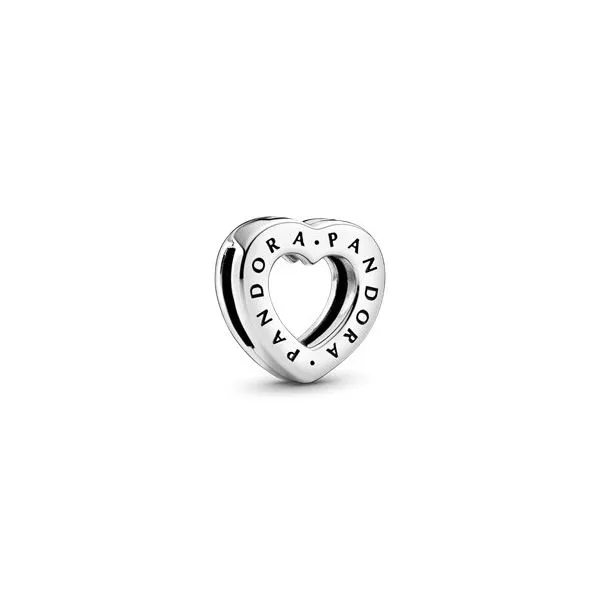 PANDORA 798741C00  LOGO HEART CLIP CHARM Taylors Jewellers Alliston, ON
