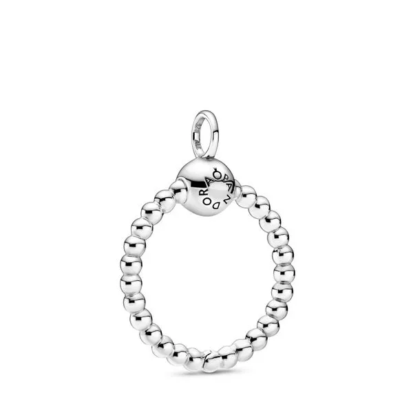 PANDORA 399077C00 MOMENTS SMALL BEADED O PENDANT Taylors Jewellers Alliston, ON