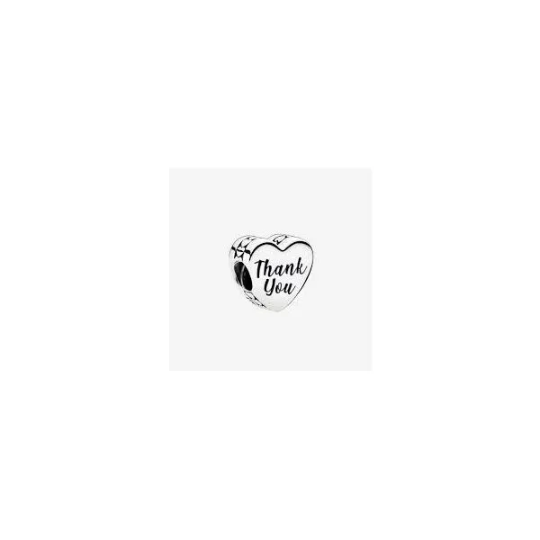 PANDORA ENG792015_23 THANK YOU STERLING SILVER CHARM Taylors Jewellers Alliston, ON