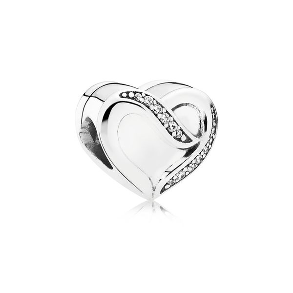 PANDORA 791816CZ Ribbon of Love with Clear Cubic Zirconia Charm Taylors Jewellers Alliston, ON