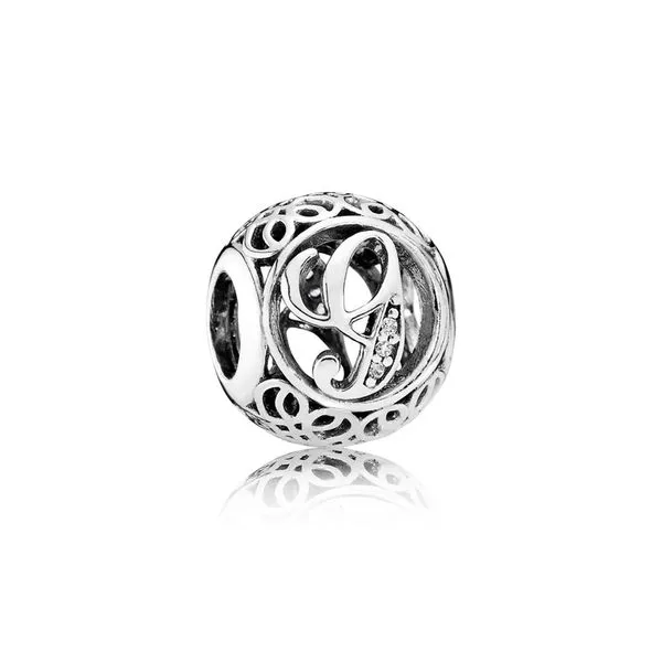 PANDORA 791851CZ Vintage G Charm Taylors Jewellers Alliston, ON