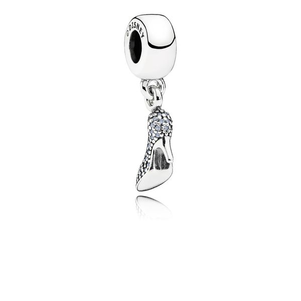 PANDORA 791470CFL Disney Cinderalla Pave Slipper Dangle Charm Taylors Jewellers Alliston, ON