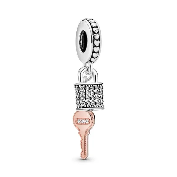 PANDORA 788682C01 Padlock & Key Charm Taylors Jewellers Alliston, ON