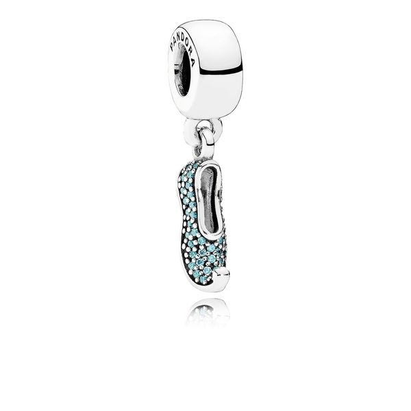 PANDORA 791790MCZ Disney, Jasmine's Sparkling Slipper Charm Taylors Jewellers Alliston, ON