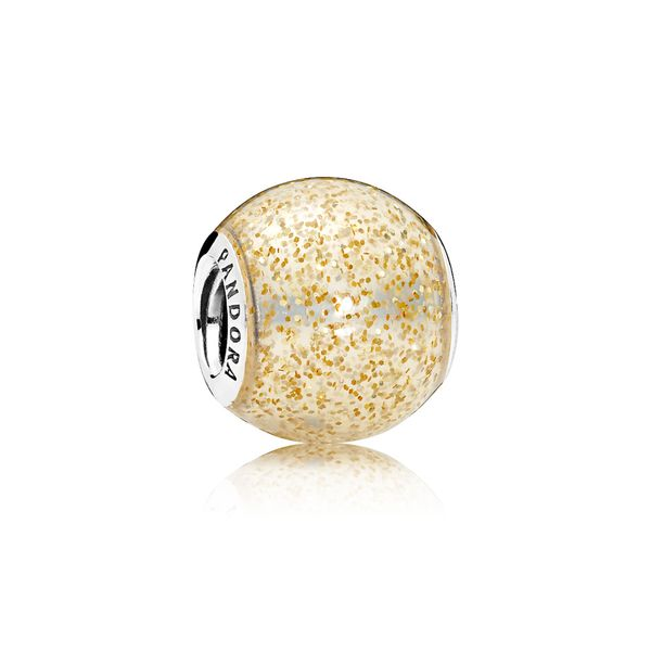 PANDORA 796327EN146 GOLDEN GLITTER ENAMEL CHARM Taylors Jewellers Alliston, ON