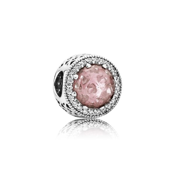 PANDORA 791725NBP Radiant Hearts  Blush Pink Charm Taylors Jewellers Alliston, ON