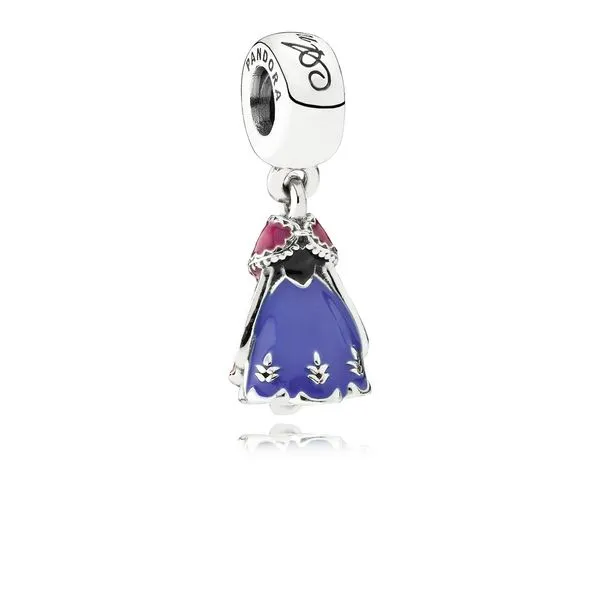 PANDORA 791591ENMX Disney, Anna's Dress Charm Taylors Jewellers Alliston, ON