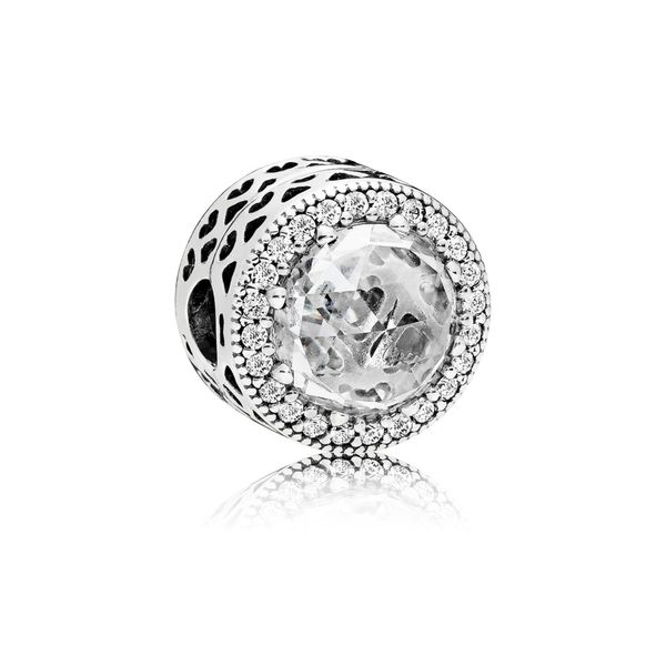 PANDORA 796239CZ CLEAR CUTOUT HEART CLIP Taylors Jewellers Alliston, ON