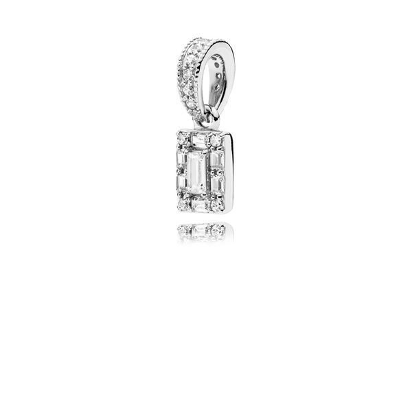 PANDORA 397543CZ ICE CUBE CZ STERLING SILVER PENDANT Taylors Jewellers Alliston, ON