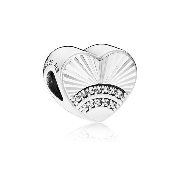 PANDORA 797288CZ HEART FAN CHARM Taylors Jewellers Alliston, ON
