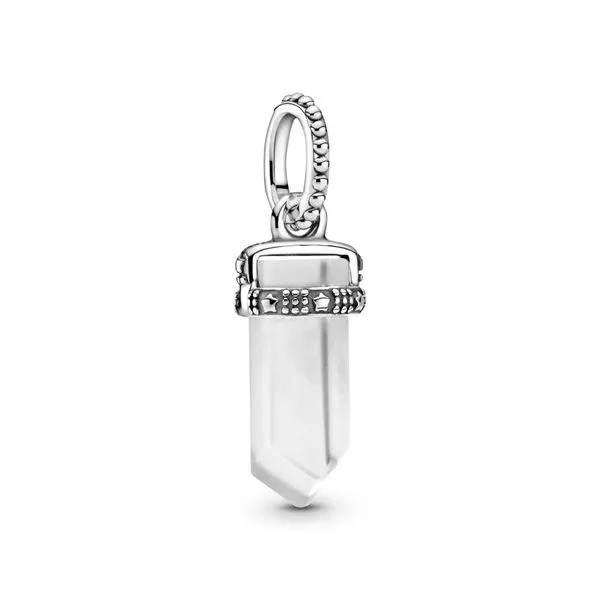 PANDORA 399185C03 Stone Clear amulet sterling silver pendant Taylors Jewellers Alliston, ON