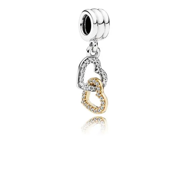 PANDORA 792068CZ Interlocked Hearts Charm Taylors Jewellers Alliston, ON