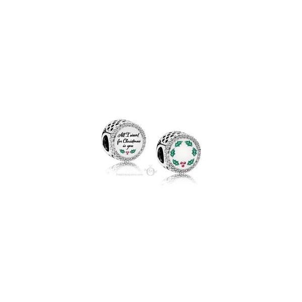 PANDORA ENG792016CZ_21 ALL I WANT FOR CHRISTMAS STERLING SILVER CHARM Taylors Jewellers Alliston, ON
