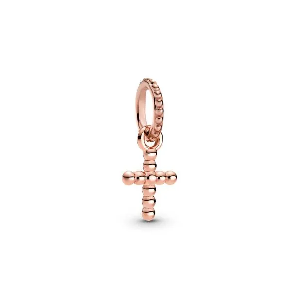 PANDORA 789332C00 CROSS ROSE DANGLE CHARM Taylors Jewellers Alliston, ON