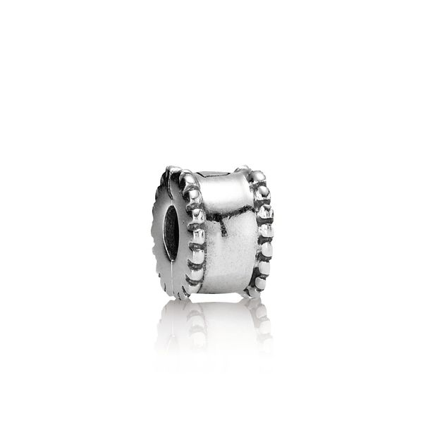 PANDORA 790267 Beaded Round Clip Taylors Jewellers Alliston, ON