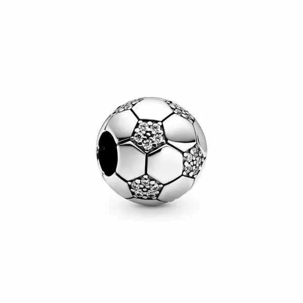 PANDORA 798795C01 SPARKLING SOCCER CHARM Taylors Jewellers Alliston, ON