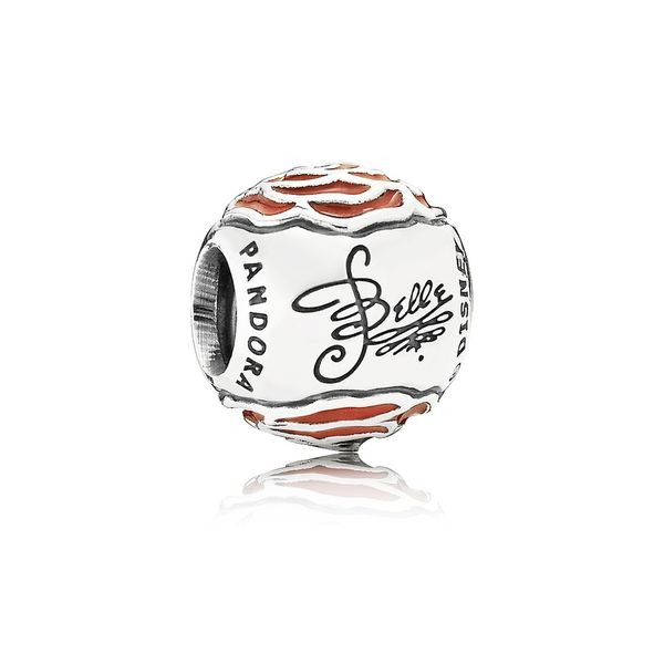 PANDORA 791575EN09 Disney, Belle's Enchanted Rose Charm Taylors Jewellers Alliston, ON