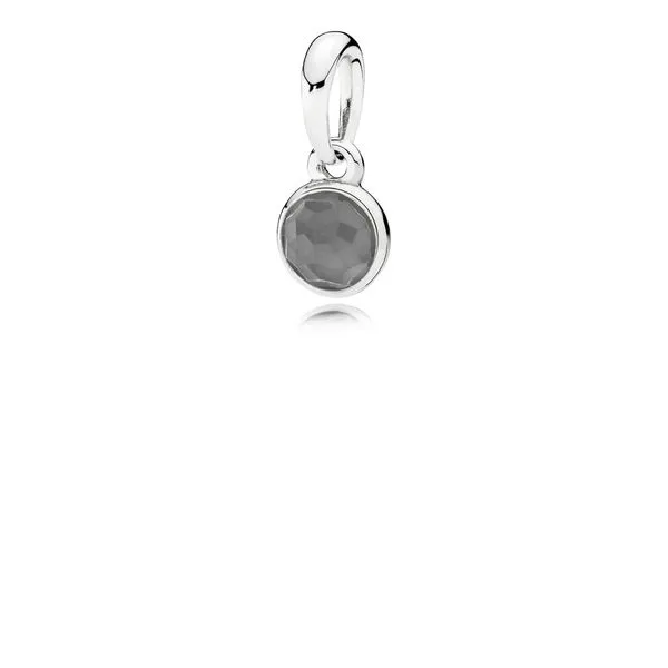 PANDORA 390396MSG DROPLET GREY MOONSTONE PENDANT Taylors Jewellers Alliston, ON