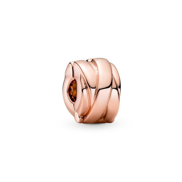 PANDORA 789502C00 Ribbon Rose Clip Taylors Jewellers Alliston, ON