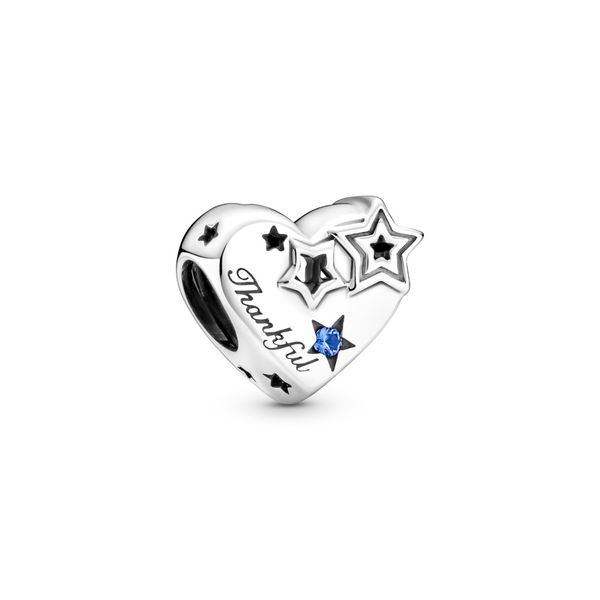 PANDORA 799527C01 Thank You Heart Sterling Silver Charm Taylors Jewellers Alliston, ON