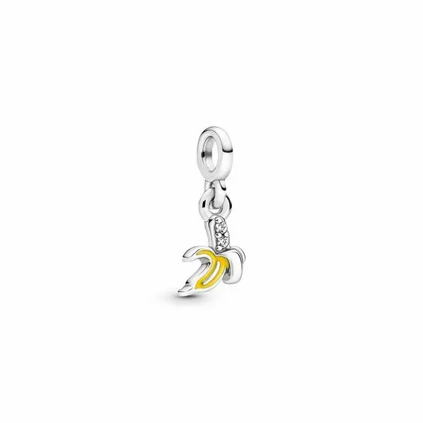 PANDORA 799673C01 BANANA STERLING SILVER DANGLE CHARM Taylors Jewellers Alliston, ON