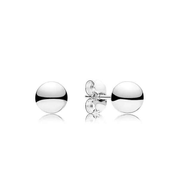 PANDORA 297568 CLASSIC BEAD STERLING SILVER EARRINGS Taylors Jewellers Alliston, ON