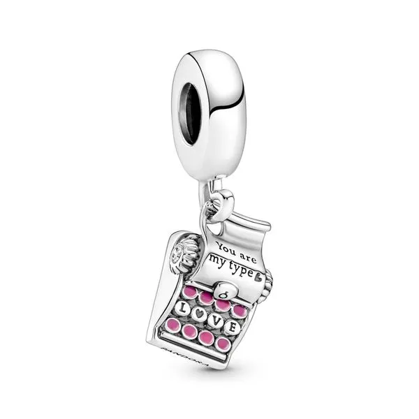 PANDORA 790069C01 Typewriter sterling silver dangle Taylors Jewellers Alliston, ON