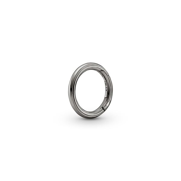 PANDORA 749671C00 STERLING SILVER RUTHENIUM-PLATED ROUND CONNECTOR COMPONENT Taylors Jewellers Alliston, ON