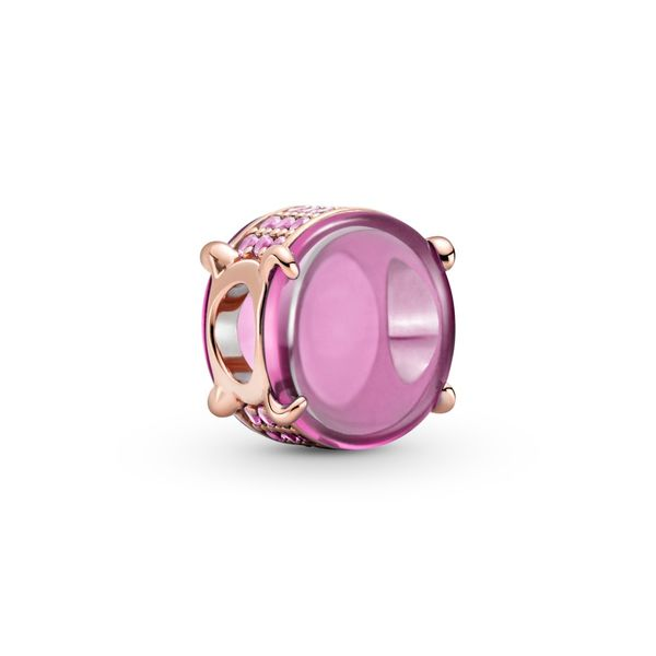 PANDORA ROSE 789309C02 synthetic pink sapphire charm Taylors Jewellers Alliston, ON