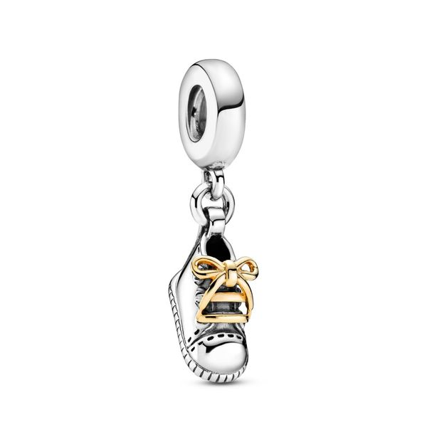 PANDORA 799075C00 BABY SHOE WITH 14KT GOLD CHARM Taylors Jewellers Alliston, ON