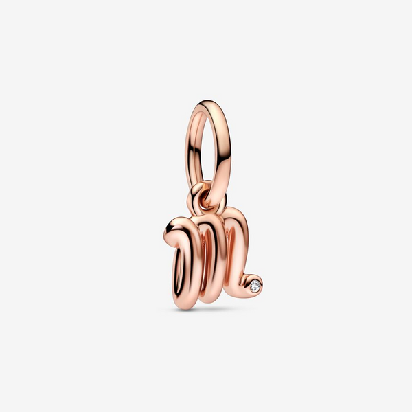 PANDORA 782474C01 Letter m Script Alphabet Dangle Charm Taylors Jewellers Alliston, ON