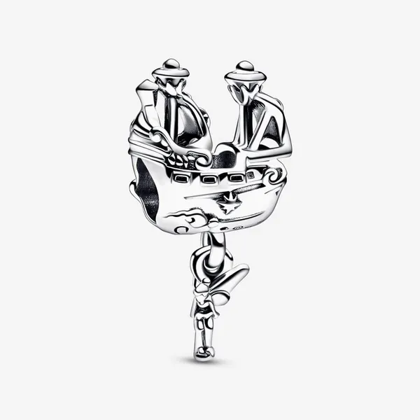 PANDORA 792521C00 Disney Tinker Bell And Captain Hook’s Pirate Ship Charm Taylors Jewellers Alliston, ON