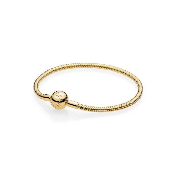 PANDORA 567107-18 MOMENTS SNAKE CHAIN BRACELET SIZE 7.1