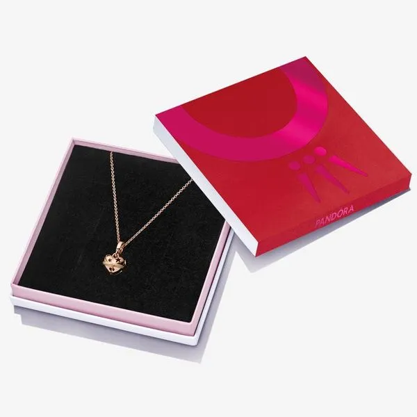 PANDORA B802277-1 Festive Bell Charm & Necklace Gift Set Taylors Jewellers Alliston, ON