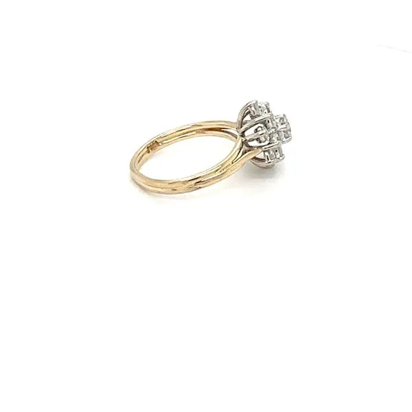 Diamond Cluster Ring Image 4 Taylors Jewellers Alliston, ON
