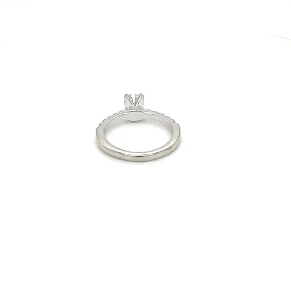 14kt White Gold Solitaire Engagement Ring Image 3 Taylors Jewellers Alliston, ON