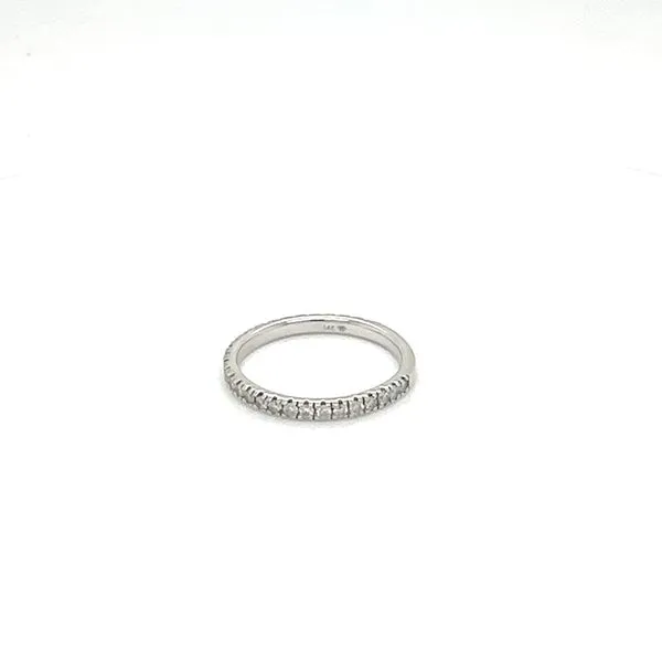 14kt White Gold Diamond Band Image 2 Taylors Jewellers Alliston, ON
