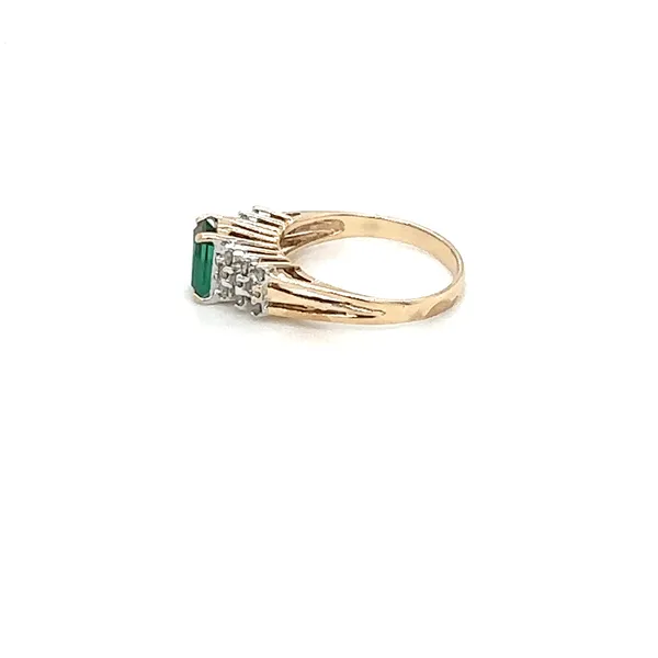 Lab Created Emerald Ring Image 2 Taylors Jewellers Alliston, ON