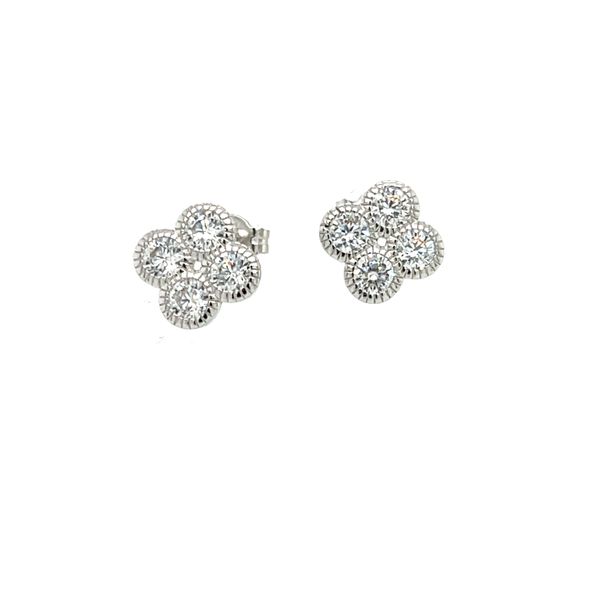 Reign Sterling Silver Earrings with CZ Taylors Jewellers Alliston, ON