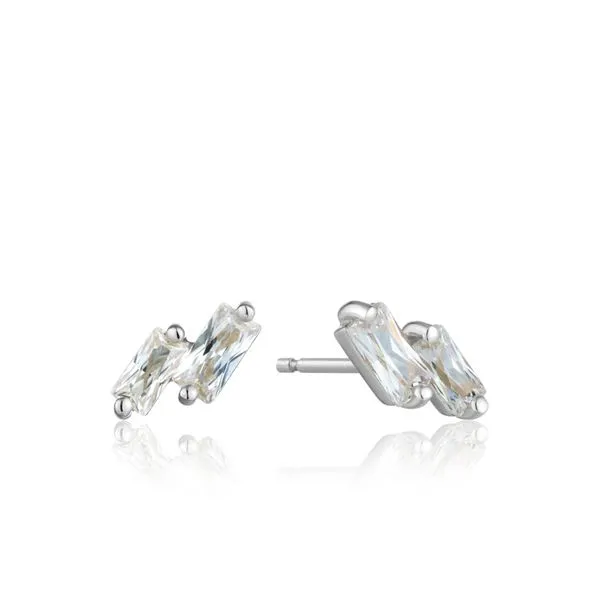 Ania Haie GLOW STUD EARRINGS in 925 Sterling Silver with Rhodium Plating Taylors Jewellers Alliston, ON