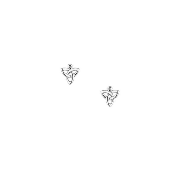 Keith Jack PES3004 Sterling Silver Diamond Trinity Earrings Taylors Jewellers Alliston, ON