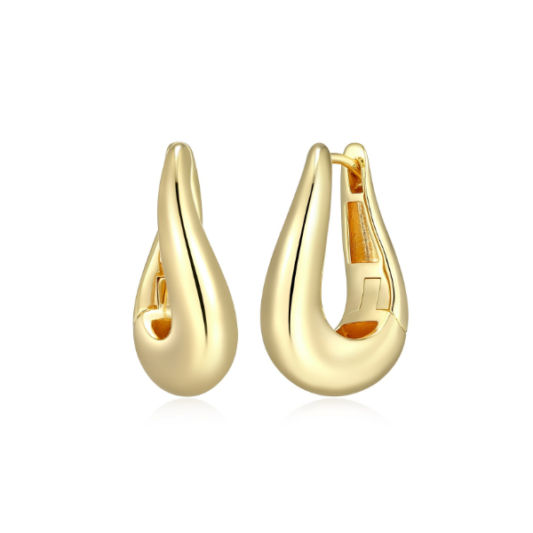 Wave Gold Plated Sterling Huggy Taylors Jewellers Alliston, ON