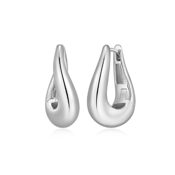 Sterling Silver Wave Hoops Taylors Jewellers Alliston, ON