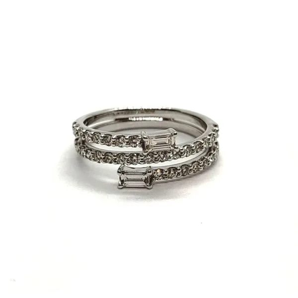 14Kt White Gold Diamond Wrap Fashion Ring Tena's Fine Diamonds and Jewelry Athens, GA