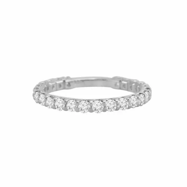 14Kt White Diamond Eternity Band with Sizing Bar Tena's Fine Diamonds and Jewelry Athens, GA