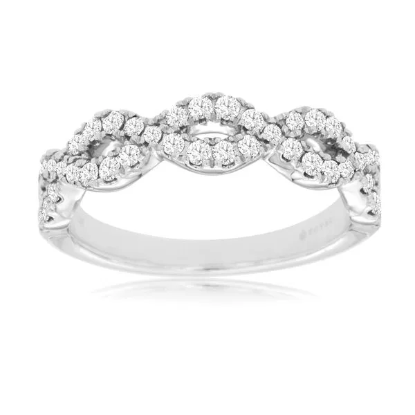 14K White Gold 0.50CTW Diamond Wedding Band Tena's Fine Diamonds and Jewelry Athens, GA
